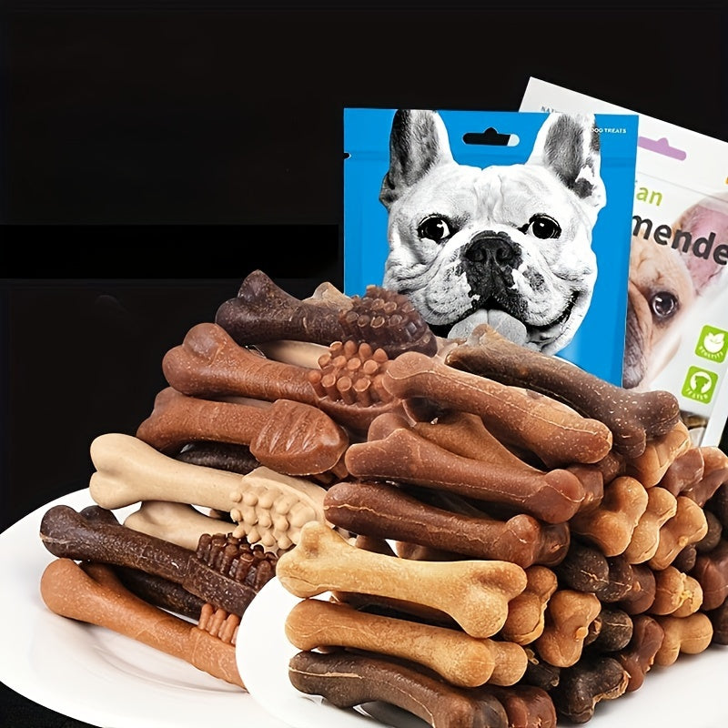 10/20 قطعة عصا أسنان الكلب لعبة حيوانات أليفة، جميع الأنواع وأحجامها، عظام تنظيف الأسنان، لعبة مضغ صحة الأسنان - مواد نمط