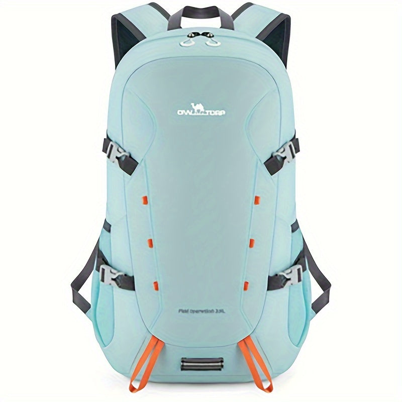 حقيبة ظهر مزدوجة الكتف متعددة الوظائف بسعة كبيرة للسفر، حقيبة تسلق خارجية خفيفة الوزن قابلة للطي للجنسين