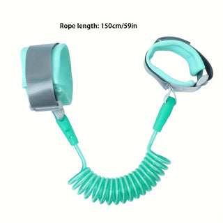 حزام مضاد للفقدان للأمتعة - حزام سفر أخضر متين من البلاستيك 59 بوصة مع مشبك آمن للحقائب والشنط والحقائب الظهرية - إكسسوار سفر قابل لإعادة الاستخدام، تصميم بمشبك قوي