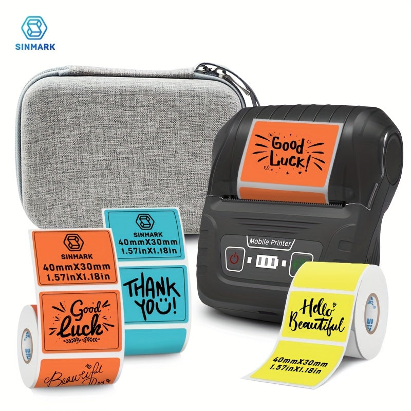 مجموعة هدايا SINMARK SK58، ماسح اللاسلكي SK58 مناسب لصاحبي المتاجر، الشركات الصغيرة، المكاتب، العناوين، الشارات، ملصقات الملابس، هدايا الهالوين، هدايا الكريسماس، هدايا السنة الجديدة