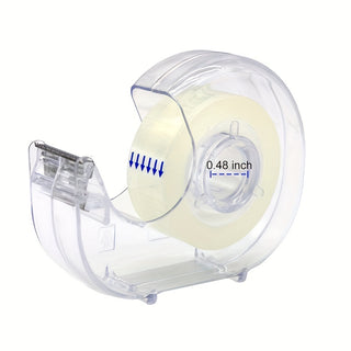 1/3/6 قطعة شريط غير لامع لموزع الحلزون ، شريط قابل للكتابة ، شريط مع قاعدة صرف ، مناسب للمكتب ، والدراسة ، وتغليف الهدايا ، والملصقات (الطول: 27 ياردة)