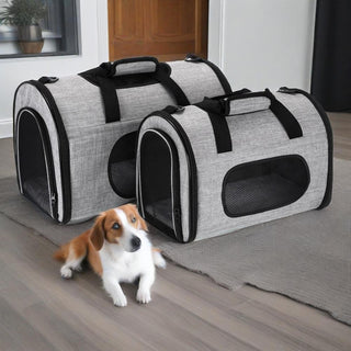 حقيبة الكلاب والقطط القابلة للطي من الفولاذ الأكثر مبيعًا، حقيبة كتف سفر عملية