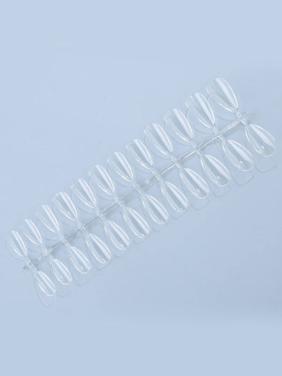 تحتوي الحزمة على 504 ملصقات أظافر فائقة الرقة وشفافة لأظافر اللوز والمتوازية والمربعة والقصيرة والمدببة والباليه القصيرة بدون طحن، إمدادات الأظافر اضافر صناعيه اظافر اصطناع