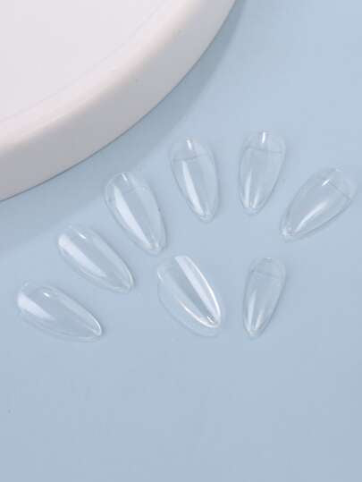 تحتوي الحزمة على 504 ملصقات أظافر فائقة الرقة وشفافة لأظافر اللوز والمتوازية والمربعة والقصيرة والمدببة والباليه القصيرة بدون طحن، إمدادات الأظافر اضافر صناعيه اظافر اصطناع