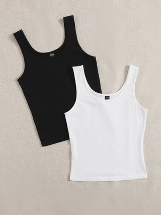 EZwear بلايز بحمالات الصاف كاجوال