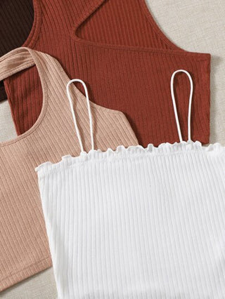 EZwear ملابس علوية نسيج صلب من الأعلى الخلابة للخروج 4 قطع