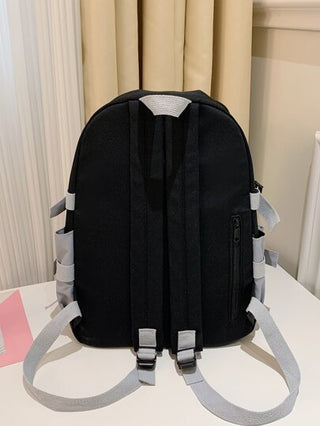 Pilotbird حقيبة ظهر ملونة بألوان متباينة عملية للأعمال الخفيفة متعددة الجيوب للنساء، عصرية ومتعددة الاستخدامات، مناسبة للطالبات في المدارس الثانوية والجامعات للفتيات المراهقات والطالبات الجامعيات والموظفين البيض، مثالية للمكتب، الكلية، العمل، التنقل، الخا