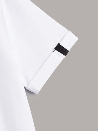 SHEIN تي شيرت مزين بتفاصيل شريط الرسالة ذو رسومات للفتيان المراهقين 2 قطعة