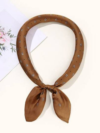 قطعة واحدة وشاح إبريسم صناعي للسيدات ذو طباعة هندسية تلوين كتل لأغراض ، الحجاب والعطلة والحياة اليومية والمهرجانات والهدايا والطراز البوهيمي والرياضةرمضان