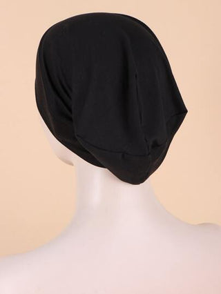 غطاء للرأس للنساء قماشي بتصميم أنيق بلون واحد للشعر مثل التوربان