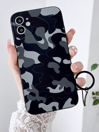 حافظة هاتف بطباعة مموهة متوافقة مع iPhone15/15Plus/15Pro/15Promax
