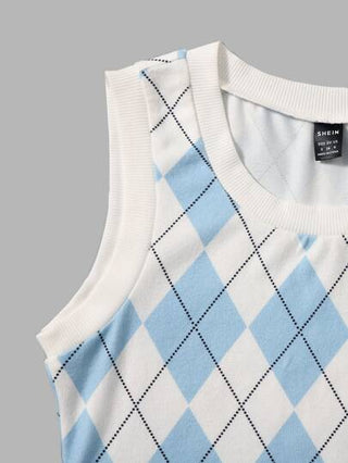 EZwear لباس علوي تانك بطباعة بلوري