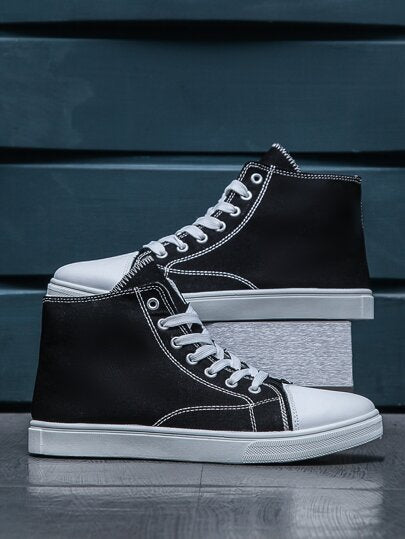 أحذية رياضية عارضة للرجال، حذاء رياضي مضاد للانزلاق للمدارس، جميع المواسم، أنماط متعددة، حذاء قماشي عارض