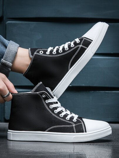 أحذية رياضية عارضة للرجال، حذاء رياضي مضاد للانزلاق للمدارس، جميع المواسم، أنماط متعددة، حذاء قماشي عارض