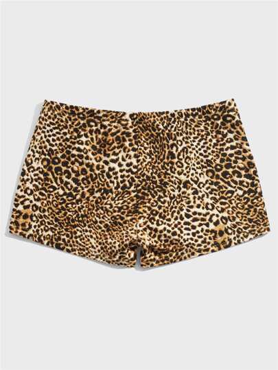 سروال داخلي بوكسر طباعة الفهد للرجال