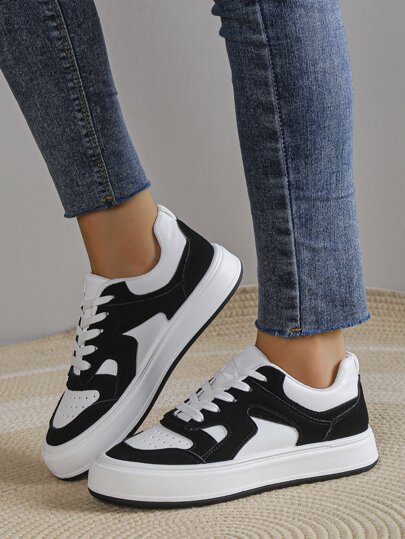 أحذية سكيت لونين رباط امامي