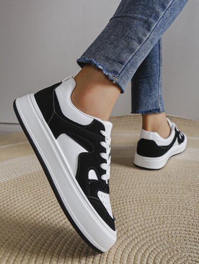 أحذية سكيت لونين رباط امامي