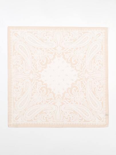 قطعة واحدة وشاح مربع مطبوع بطباعة بسيطة من سبعينيات القرن الماضي، وشاح باندانا موضة ربيعية جديدة للنساء، يمكن استخدامه كحزام أو لتزيين الحقيبة أو كشريط أو عصابة الرأس أو وشاح الرأس، عصابة الشعر، شريط الرأس مثالي لتحسين إطلالتك