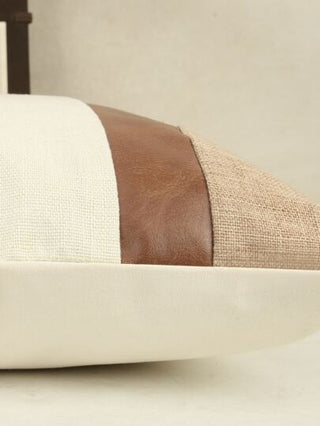 غطاء وسادة من الكتان غطاء وسادة رمي مزخرف بألوان عصرية بدون حشو للأريكة قطعة واحدة