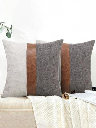 غطاء وسادة قطن بشكل ريفي 1قطعة, مناسب لغرفة النوم, غرفة المعيشة, أريكة المنزل, ديكور المنزل (لا يشمل إدراج الوسادة)