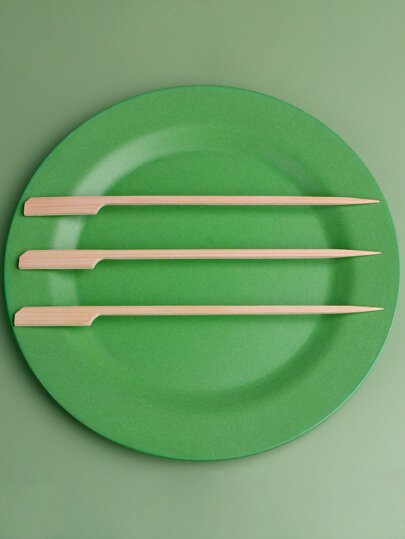 عصا خيزران استخدام مرة واحدة مبسط استخدام مرة واحدة شواء الى خارجي 100 قطعة