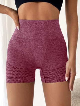 Seamluxe Sport شورت رياضي بخصر واسع ومطاطي مناسب للنساء لمناسبة السنة الصينية الجديدة، شورت تمرين رياضي، شورت جيم، شورت دراجات