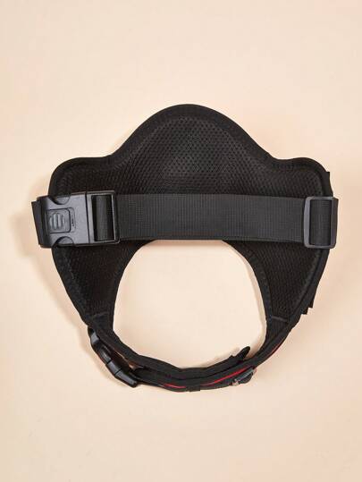 صدرية حيوانات أليفة للكلاب بشريط مضيء مضاد للانفجار باللون الأحمر جزء واحد، مناسبة لجميع السلالات الصغيرة/المتوسطة/الكبيرة. مشي خارج المنزل والتدريب