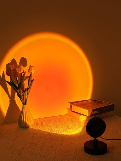 1 قطعة جهاز كمبيوتر شخصي ضوء الإسقاط ، ضوء تصميم الغروب الحديث للمنزل