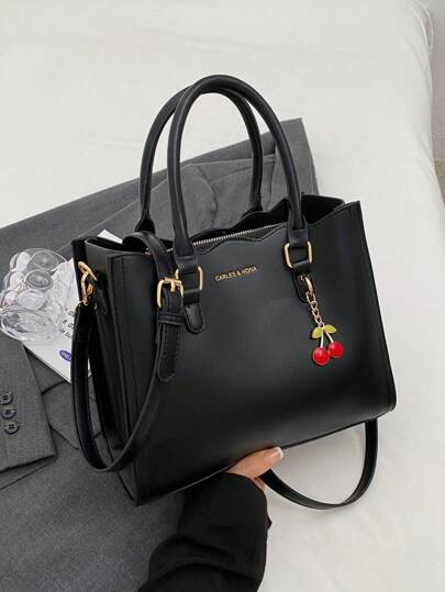 حقيبة تسوق/تنقل أنيقة بتصميم عصري متعددة الجيوب لحضور الأعمال مع شكل متدلٍ، حقيبة يد نسائية واسعة السعة لحمل العبر، حقيبة متنوعة الأقسام للتنقل، حقيبة عروس حمراء، حقيبة مائلة، حقيبة موضة أنيقة للنساء