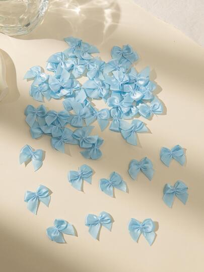 30/50/100/200 قطعة شريط وشريطة DIY كرافت، عقدة الفراشة شريط الساتان الصغير لتزيين الأحذية والملابس وعلب الهدايا والأقواس والملابس الداخلية