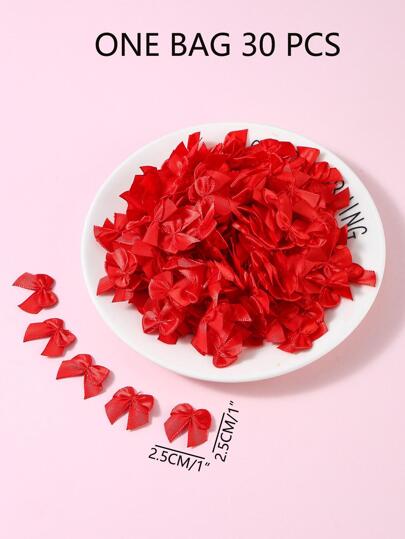 30/50/100/200 قطعة شريط وشريطة DIY كرافت، عقدة الفراشة شريط الساتان الصغير لتزيين الأحذية والملابس وعلب الهدايا والأقواس والملابس الداخلية