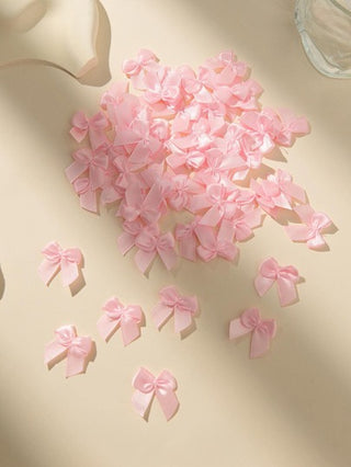 30/50/100/200 قطعة قطع شريط ساتان الحرير DIY لأغراض الإبداع، فساتين الزينة الصغيرة للأحذية والملابس وصناديق الهدايا والملابس الداخلية والاكسسوارات بأحجام متنوعة