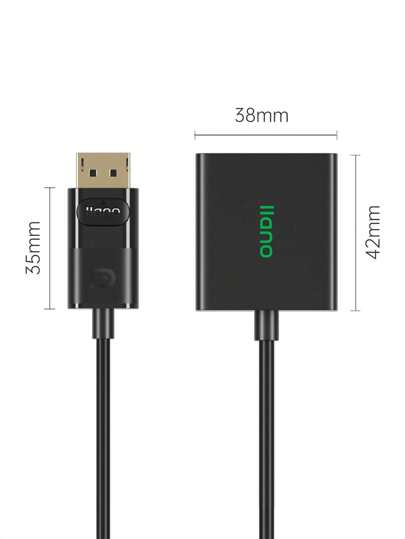 محول llano DisplayPort إلى VGA للكمبيوتر، وسطح المكتب، والكمبيوتر المحمول، والكمبيوتر الشخصي، والشاشة، وجهاز العرض