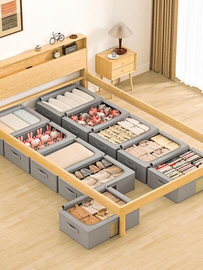 صندوق تخزين الملابس السادة غرفة النوم، منظم، تخزين المنزل قطعة واحدة