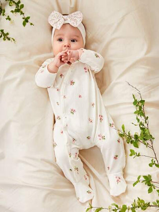 Cozy Pixies بدلة قفز ذات أكمام طويلة كاجوال للفتيات الصغيرات