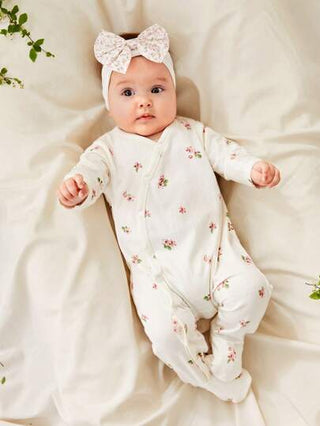 Cozy Pixies بدلة قفز ذات أكمام طويلة كاجوال للفتيات الصغيرات