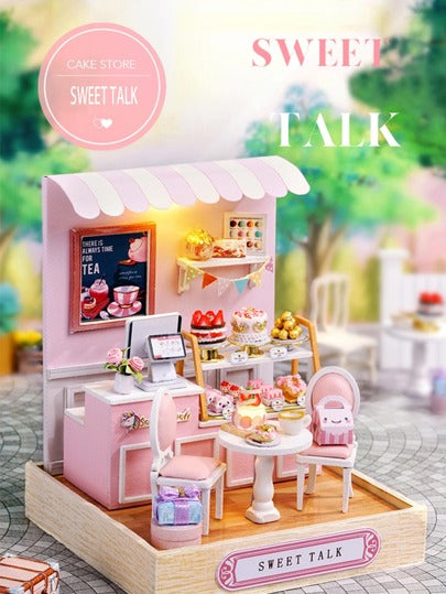 1طقم لعبة حواجز للكبار بتصميم محل حلويات، ديكور غرفة