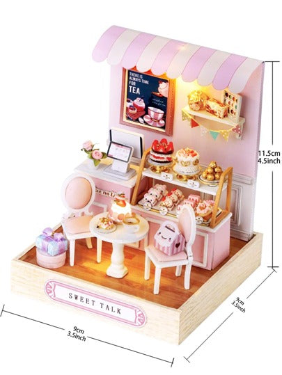 1طقم لعبة حواجز للكبار بتصميم محل حلويات، ديكور غرفة