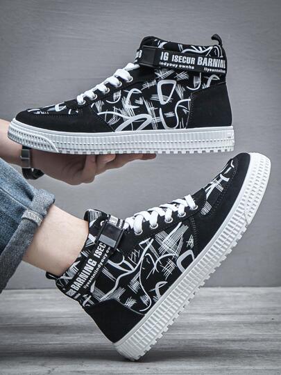 أحذية رياضية كاجوال للرجال، أحذية رياضية مانعة للانزلاق للطلاب، أحذية سكيت عالية الأعلى متعددة الاستخدامات لجميع الفصول، أحذية للرجال