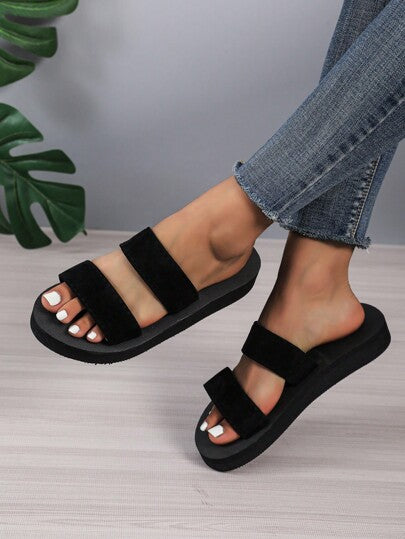 شبشب للنساء حزام مزدوج