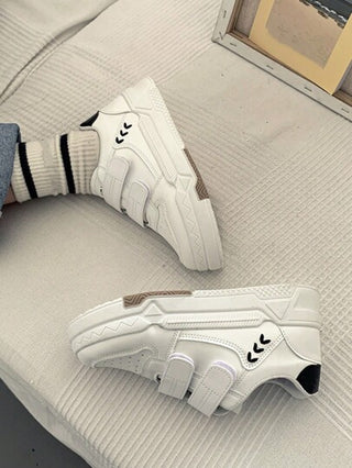 نساء بطباعة أحرف لاصق سحري أحذية سكيت , رياضي كاجوال حذاء لفصل الربيع