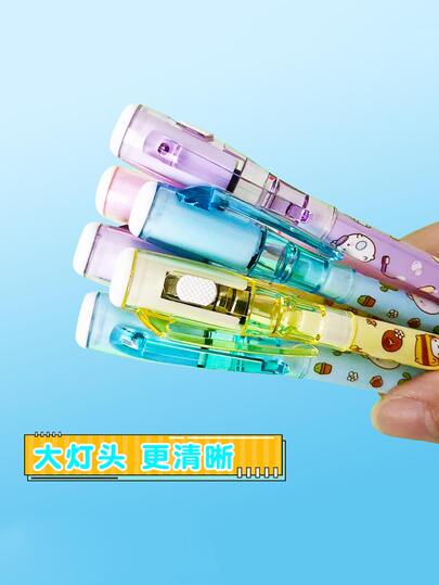 قلم نمط رسوم كارتون غير مرئى فلوري قطعة واحدة