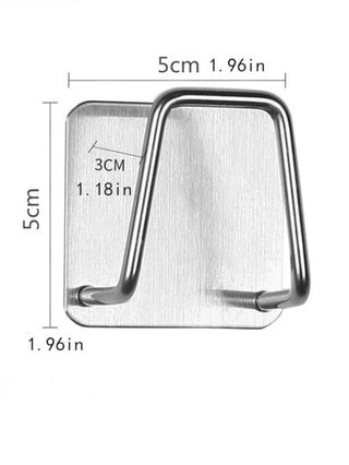 قطعة واحدة فولاذ غير قابل للصدأ مطبخ مصفاة منظم مع الإسفنج الرغوي , فولاذ كرة صوف , و استنزاف تصميم مع 3 أمتار شريط لاصق