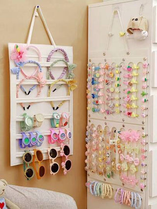 قطعة واحدة جراب تخزين المجوهرات قابل للطي معلق على الحائط، هدية ليوم الحب وبداية العام الدراسي