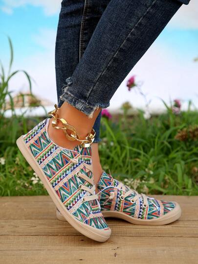 أحذية كاجوال رياضية نسائية جديدة ذات موضة عصرية، ناعمة ومريحة، كلاسيكية متعددة الاستخدامات، برباط دائري، مناسبة للارتداء، وقابلة للمشي بسهولة