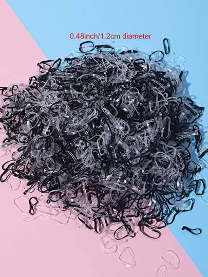 ربطة شعر بسيطة طفلة صغيرة - 2000 قطعة