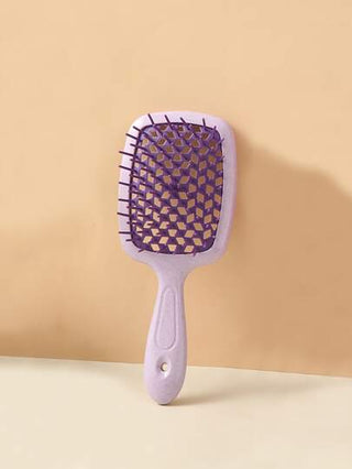 1 قطعة مشط شعر مجوف شبكي للنساء ، مناسب لتصفيف الشعر الطويل ويمكن استخدامه على الشعر الرطب / الجاف