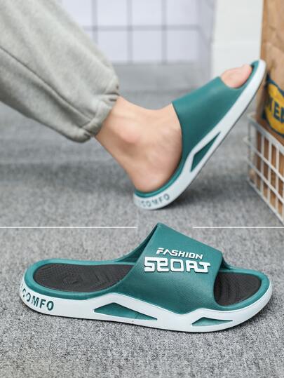 صندل رجالي كاجوال أنيق للاستخدام الداخلي والخارجي، مضاد للانزلاق ومتين، نعال مريحة للمشي والشاطئ والصيف