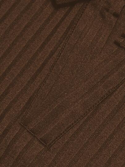 Manfinity Homme قميص بولو موحدة اللون محبوك مضلع للرجال