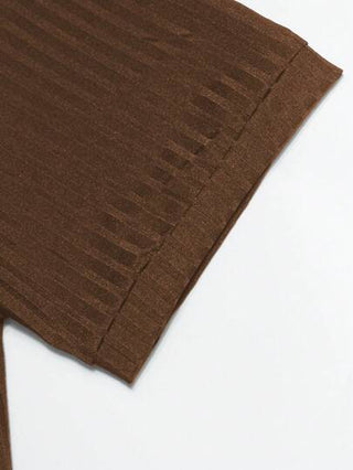 Manfinity Homme قميص بولو موحدة اللون محبوك مضلع للرجال